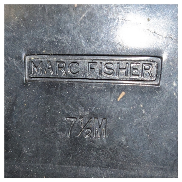 Marc Fisher Womens Slip On Block Heel Pointed Toe Ankle Boots Black US Size 7.5M - Picture 5 of 6